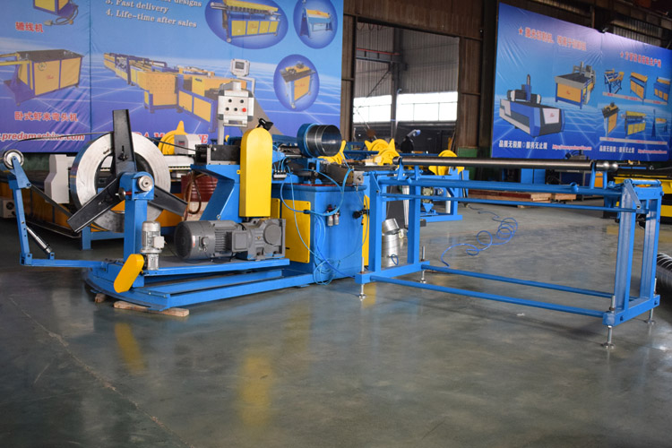 Spiral duct forming machine Spiral duct forming machine