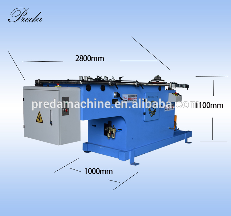 hydraulic gorelocker elbow duct making machine- Preda Machine