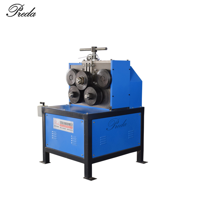 Angle iron flange bending machine for round duct flange rolling and ...