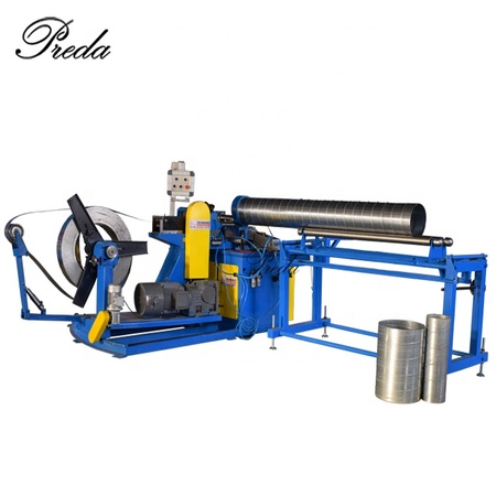 Spiral tube forming machine PD1602 with plasma cutting option - Preda Machine